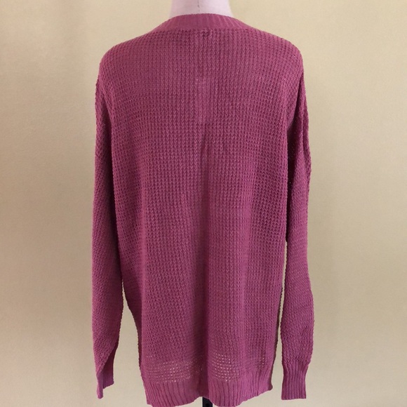 🔥NWT🔥 American Eagle Outfitters Women’s Oversized Henley Sweater - Picture 3 of 8